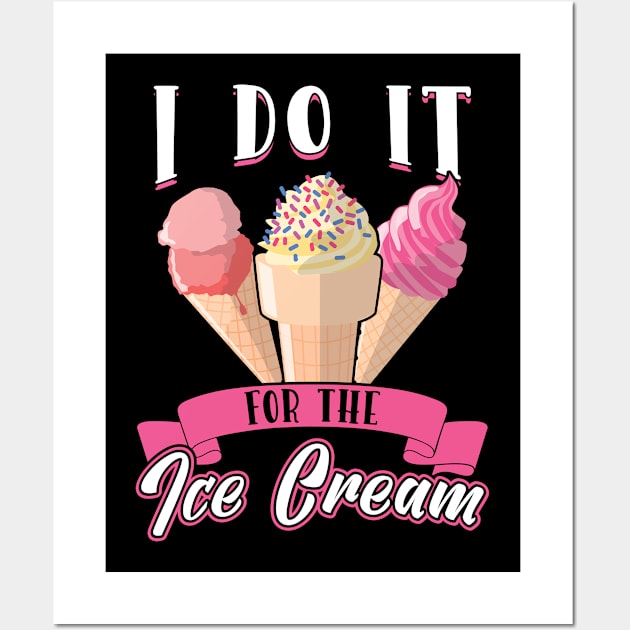 I do it for the Ice Cream Wall Art by Peco-Designs